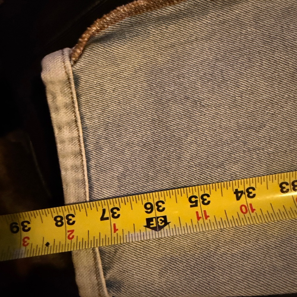 Maniere De Voir Eccentric Inside Out Distressed Grunge Jeans Sz UK 8 / US 4 - Picture 7 of 8